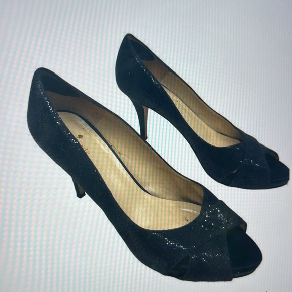 Size 10 Kate Spade glitter heels - Picture 3 of 6